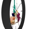 Wall Clock - "Wine & Cheese" Design by Neal Portnoy - Image 2