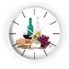 Wall Clock - "Wine & Cheese" Design by Neal Portnoy - Image 7