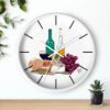 Wall Clock - "Wine & Cheese" Design by Neal Portnoy - Image 9