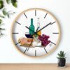 Wall Clock - "Wine & Cheese" Design by Neal Portnoy - Image 12