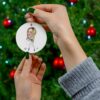 Paige Strafella - Round Ceramic Ornaments - Image 3