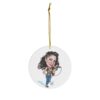 Stephanie Sanchez - Round Ceramic Ornaments
