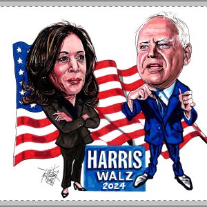 Harris/Walz 2024-Yard Sign